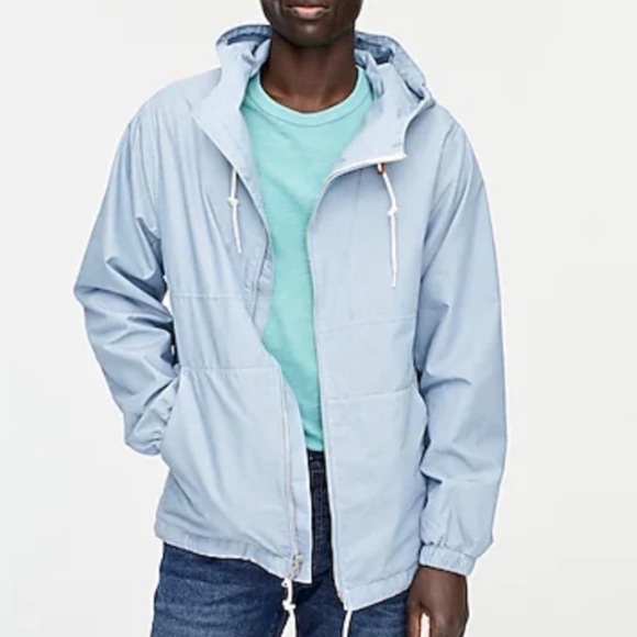 J crew garment dyed full zip anorak jacket - Picture 1 of 5